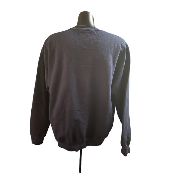 I Love Roy Kent Sweatshirt Medium Navy Blue Ted Lasso Crewneck - Picture 2 of 6